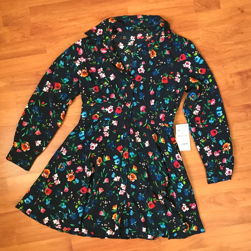 ZARA Floral Dress